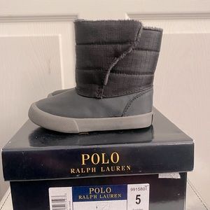 Ralph Lauren Polo Winter Boots Toddler Size 5